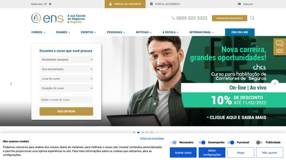 Case Escola de Negócios e Seguros